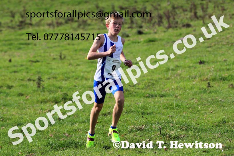 Boys under-13s, 2022 NECAA Cross Country Relays, Thornley Hall Farm, Peterlee, County Durham, October 15th. Photo: David T. Hewitson/Sports for All Pics